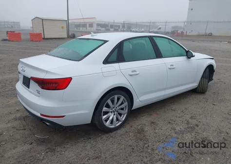 2017 Audi A4 2.0T Ultra Premium from USA, damaged, VIN WAUGMAF46HN071928